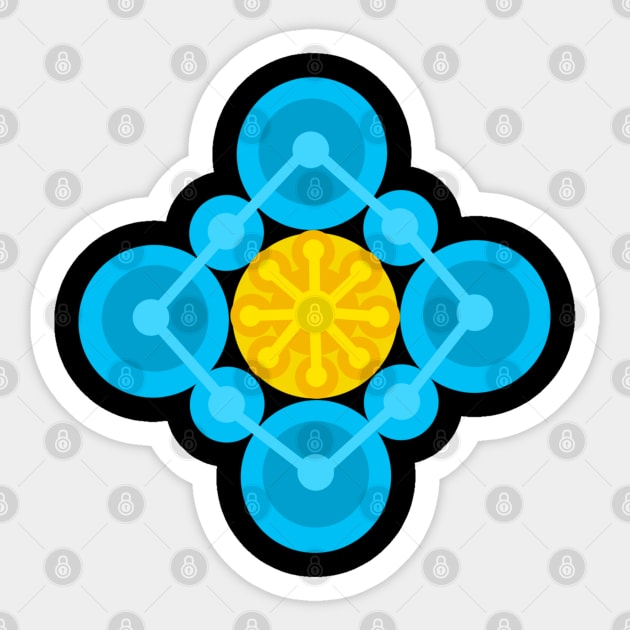 Blue jewel Sticker by Rob Sho